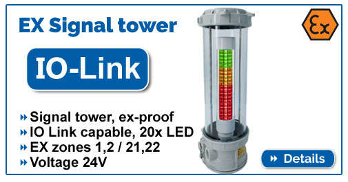 EX IO Link Signaltower ex-proof for EX-Zones 1,2,21,22