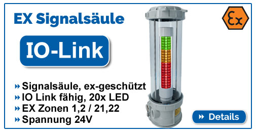EX IO Link Signalsäule, ex-geschützt für EX Zonen 1,2,21,22