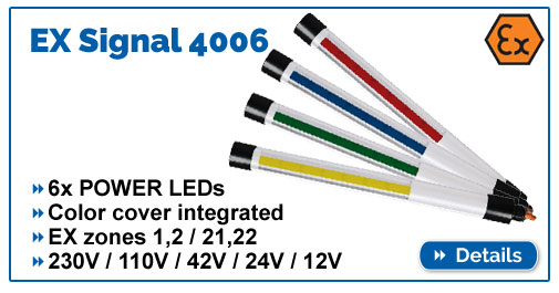 EX signal light KE-LED-EX 4006 ex-protected for EX zones 1, 2, 21, 22