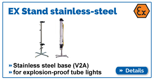 Stainless-stell stand für ex-proof lamps