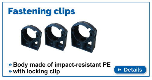 Fixing clamps / mouting brackets for LED lamps