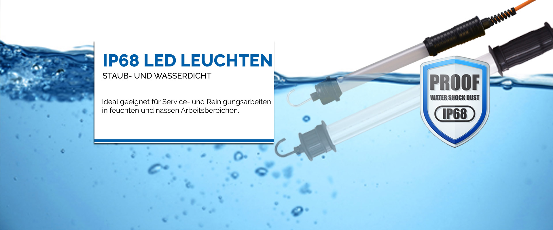 IP68 LED Handleuchten - wasserdicht - KIRA Leuchten GmbH