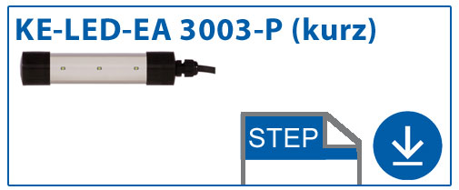 STEP Datei KE-LED-EA 3003-P kurze Ausführung
