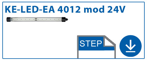 STEP Datei KE-LED-EA 4012-P modular 24V 