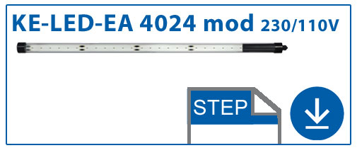 STEP Datei KE-LED-EA 4024-P modular 230V / 110V