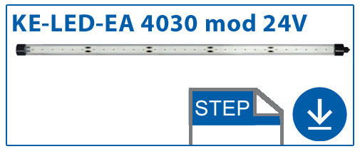 STEP Datei KE-LED-EA 4030-P modular 24V 