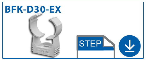STEP Datei BFK-D30-EX Klammer